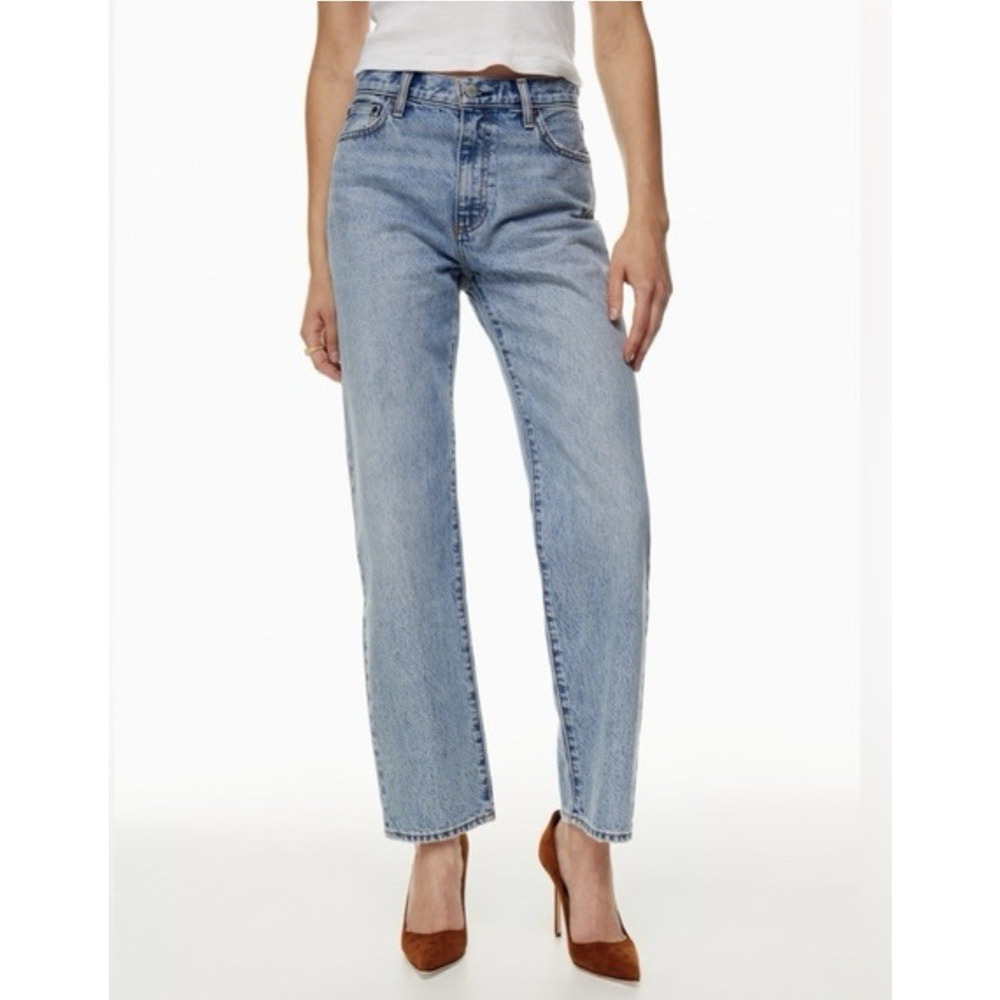 Denim Forum The Marlo High Rise Loose 30L Dad Jeans Sustainable Relaxed Leg‎